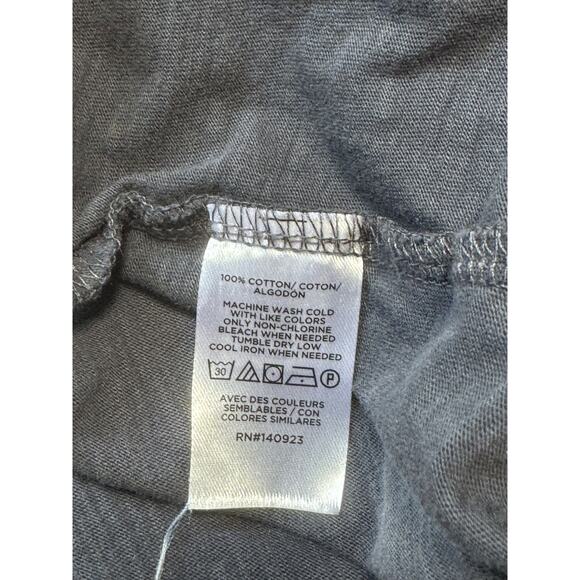 LOFT Dark Navy Blue flutter sleeve, Scoop neck blouse/shirt, size Women's XL - Picture 6 of 8